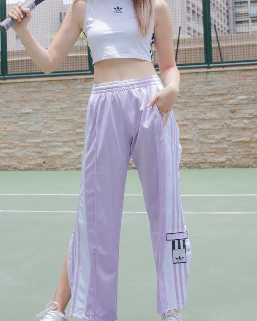 Adidas nylon pants womens discount