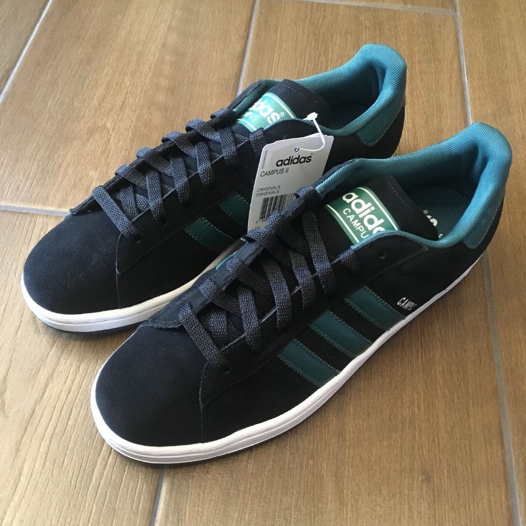 ADIDAS Campus Black/Forest Green UK9.5 / US10 G06850 (samba gazelle  superstar), Men's Fashion, Footwear, Sneakers on Carousell
