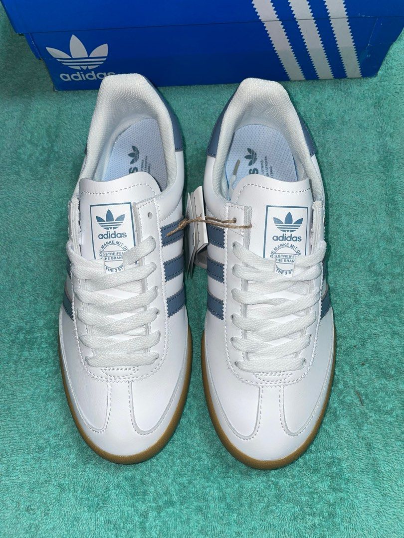 Adidas Jeans Light blue stripes Women s Fashion Footwear Sneakers on Carousell