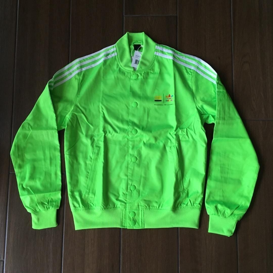 Adidas jacket neon sale