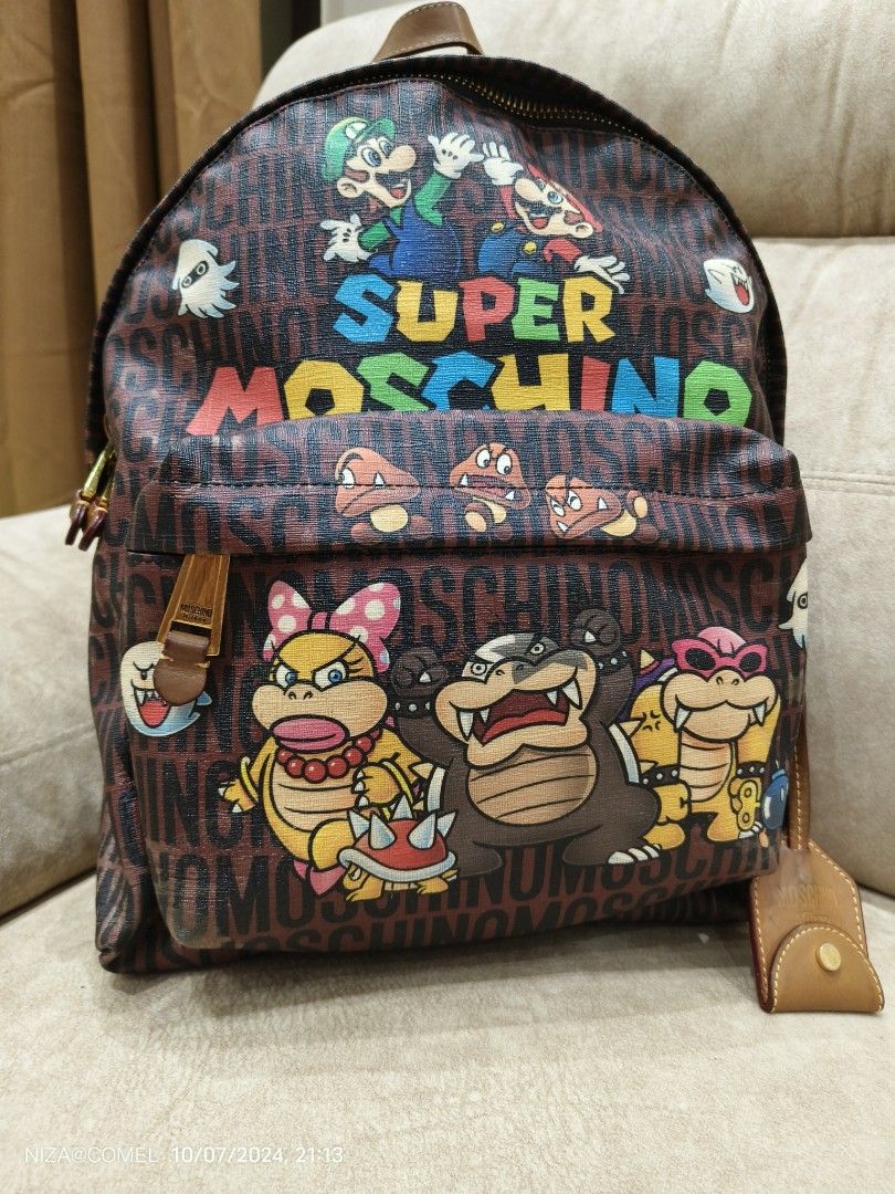 Super moschino backpack hot sale