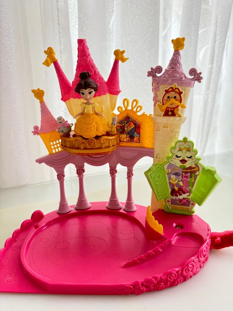 Beauty & the Beast Dance n Twirl (Category: Kids Toys) located in Paranaque City. Submitted by dsthings (Listing ID 1313602584, Image 1). Description: Beauty & the Beast Dance n Twirl - Features Disney Princess Belle whirling and twirling in the ballroom. This doll-powered play allows the kid to activate exciting movements once chargeed - Doll powers movement in Cogsworth, Mrs. Potts, and Lumiere - Ideal for children ages 4yo and up.
