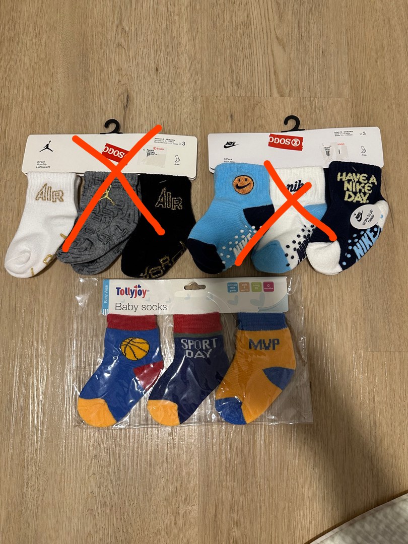 BNIB Nike Baby socks