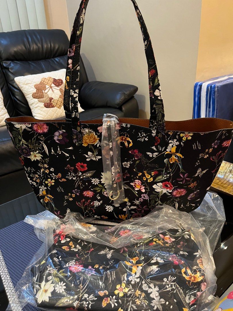 Fresh and floral 2 in 1 backpack tote discount