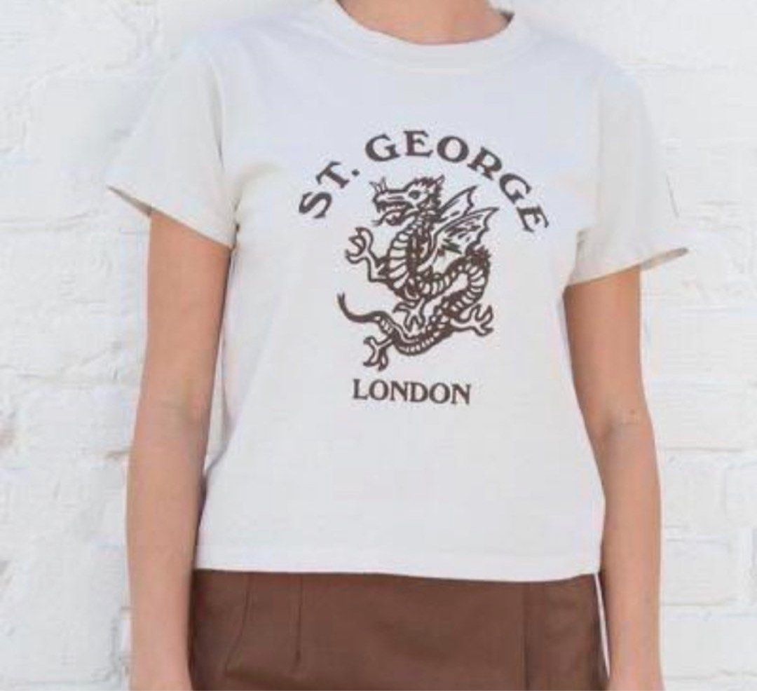 Brandy Melville St. George Graphic Top (Category: Shirts) located in Quezon City. Submitted by kailynshop (Listing ID 1313437612, Image 1). Description: Good condition .