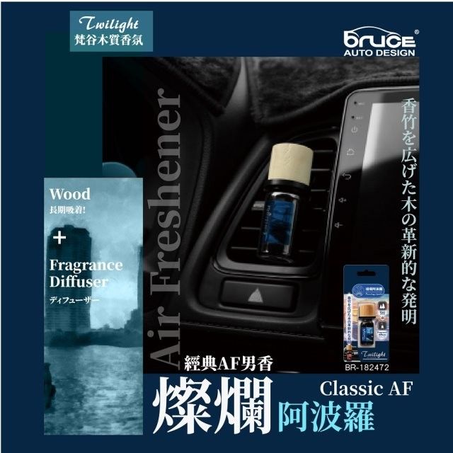 台灣《BRUCE》 車用冷氣出風口梵谷木質香氛10ml, 汽車配件, 其他- Carousell