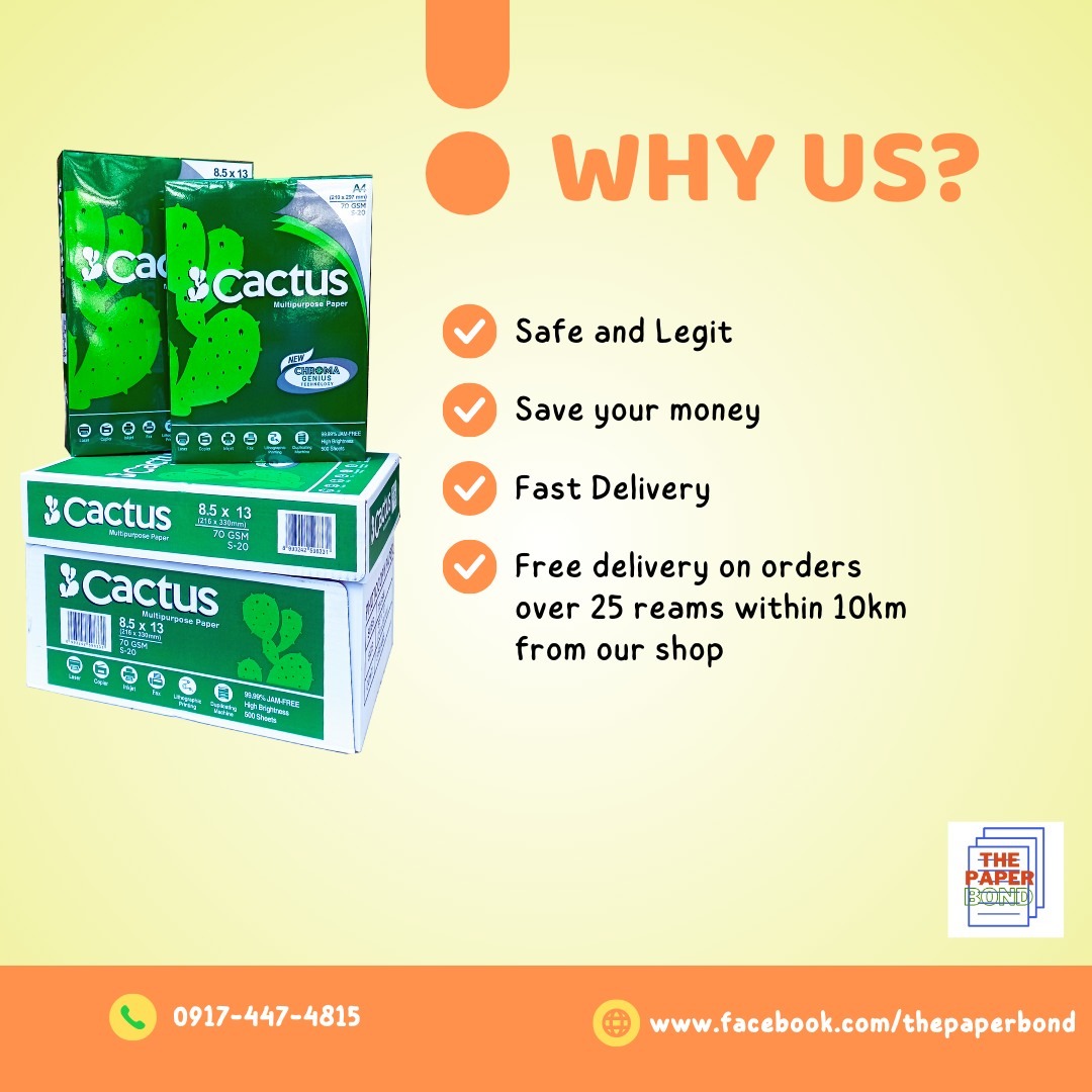 cactus-bond-paper-everything-else-others-on-carousell