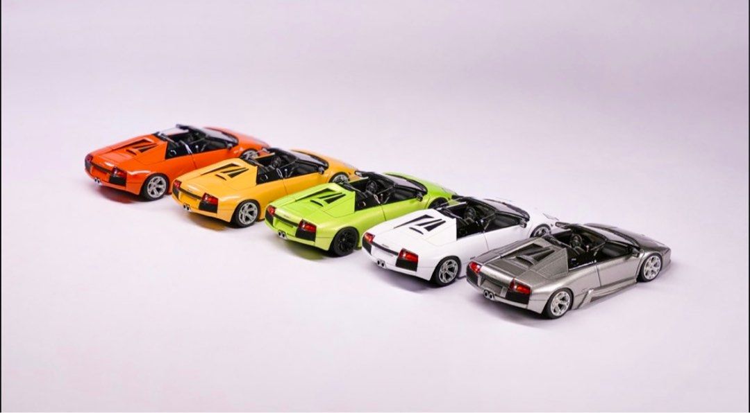 Car's Lounge 1/64 Lamborghini Murcielago LP640 Roadster White or