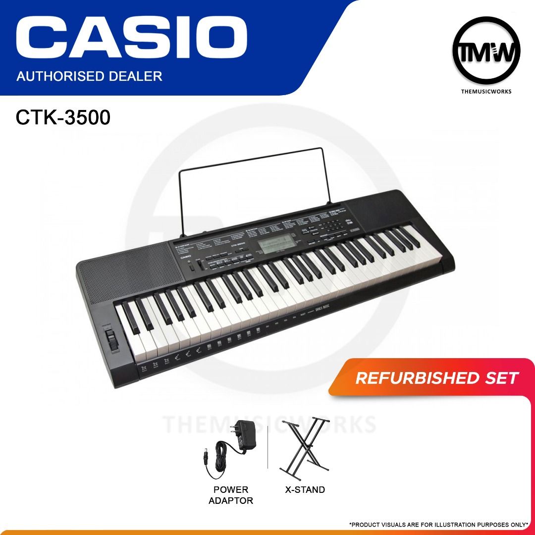 Casio ctk 3500 set outlet