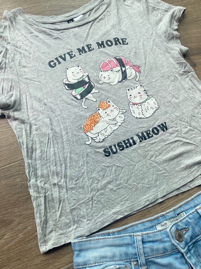 Sushi cat shirt h&m discount