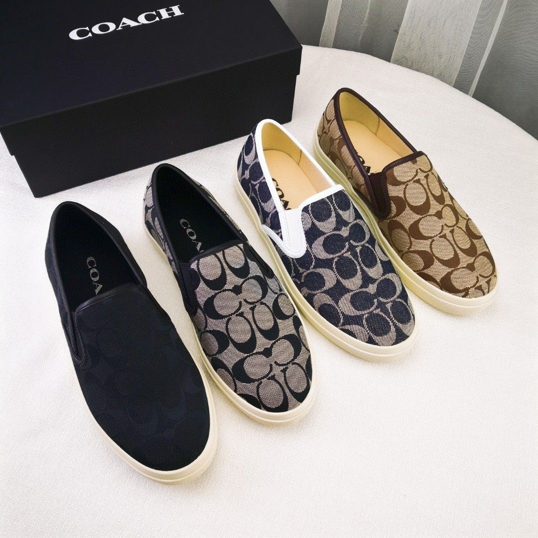 Men's coach slip on shoes outlet
