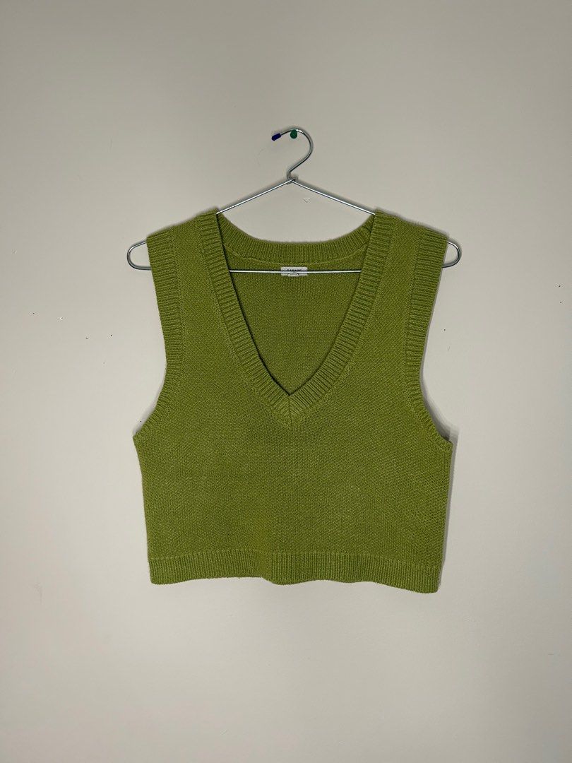 Cute light green sweater vest
