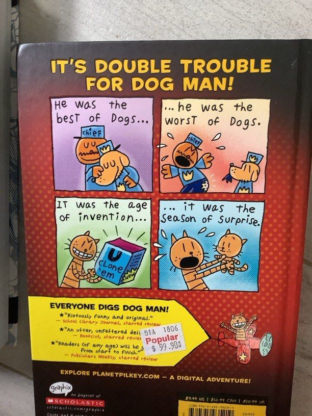 Dog man （分類：小說及非小說）位於 Hong Kong。 由 pollezyne 提交（商品編號 1313498607，圖片 2）。簡介： 自出 啱價即放 新淨 Pm freely。