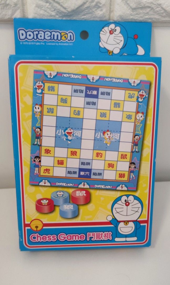 Doraemon Chess Game 叮噹 多啦A夢 鬥獸棋, 興趣及遊戲, 玩具 & 遊戲類 - Carousell