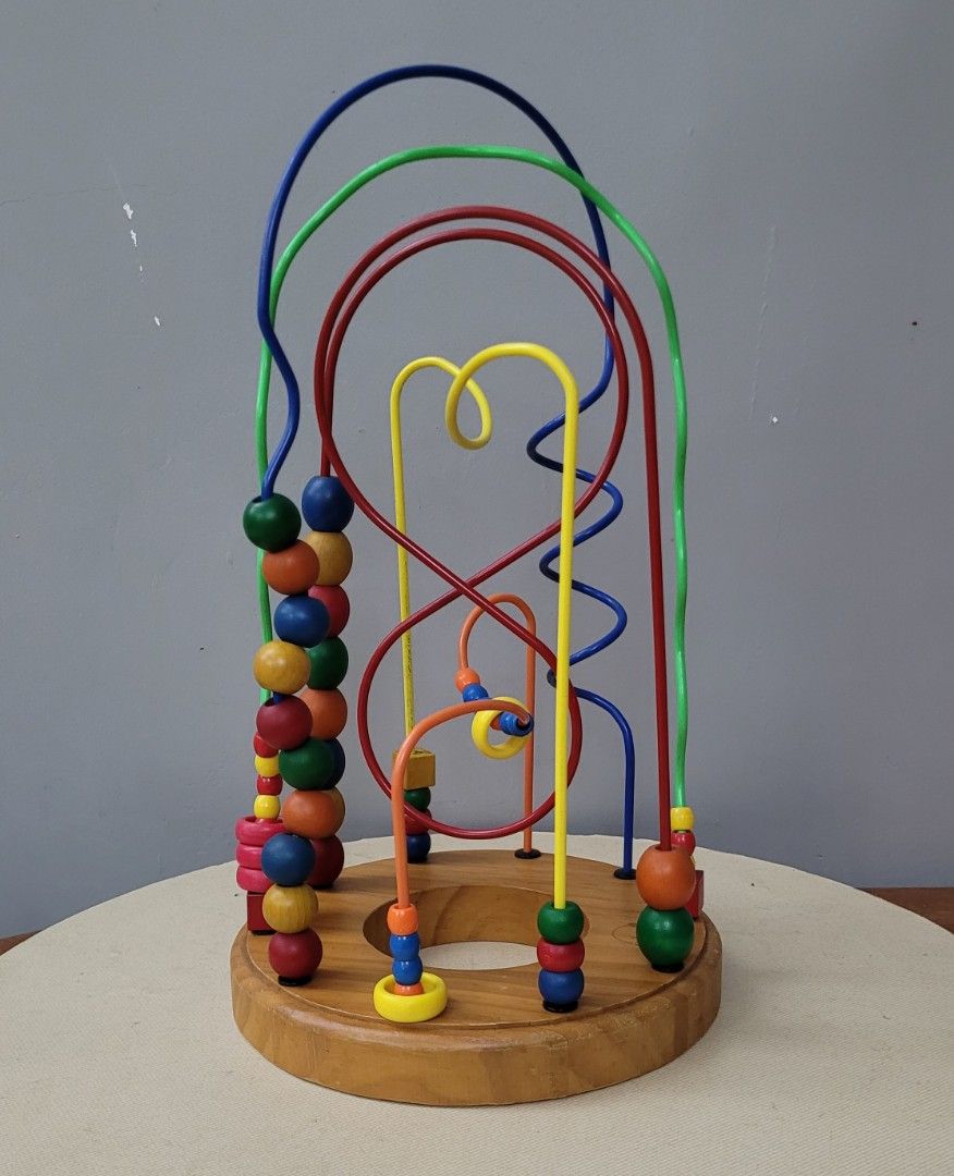 Educo wood bead maze handmade in Canada Hobbies Toys Toys Games on Carousell