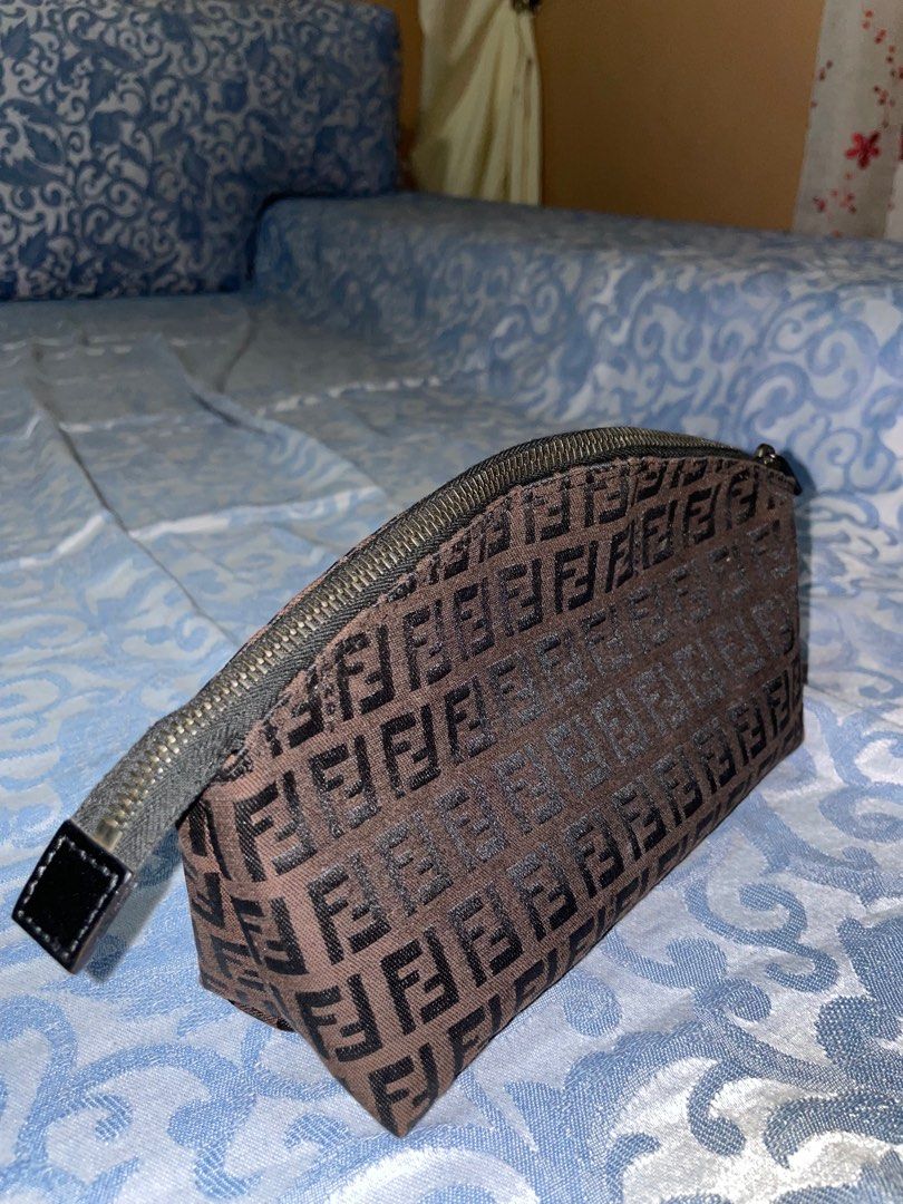 Fendi monogram pouch/clutch bag (Category: Luxury Bags & Wallets) located in Santa Ana. Submitted by allisonpongco (Listing ID 1313455166, Image 2). Description: With minimal sign of usage Pouch bag only (no dustbag and box) .