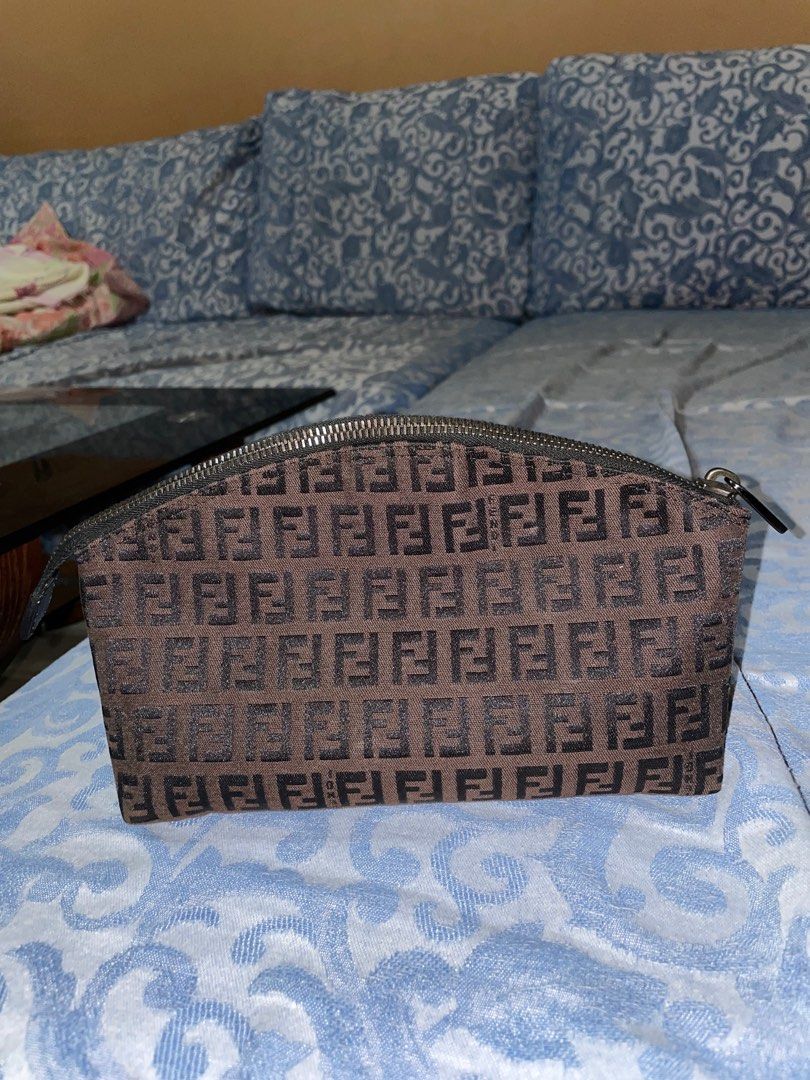 Fendi monogram pouch/clutch bag (Category: Luxury Bags & Wallets) located in Santa Ana. Submitted by allisonpongco (Listing ID 1313455166, Image 1). Description: With minimal sign of usage Pouch bag only (no dustbag and box) .