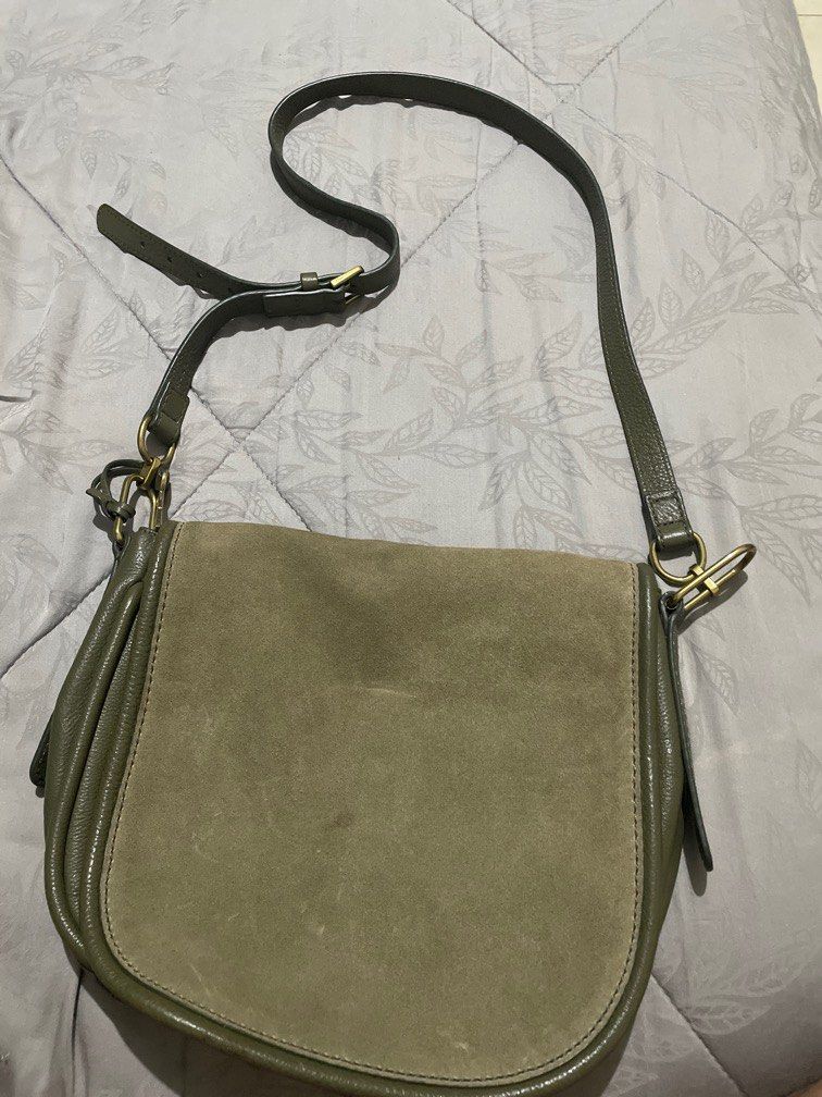 Fossil Rumi Large Rosemary Crossbody Cowhide Leather