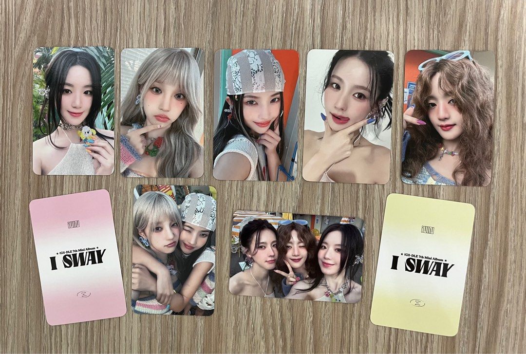 Gidle小卡gidle I sway 特典小卡, 興趣及遊戲, 收藏品及紀念品, 韓流