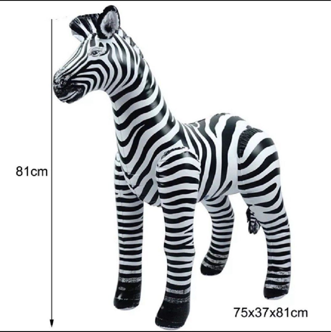 Giant Inflatable Zebra Giraffe Zebra inflatable giant pvc balloon animal birthday party event ...