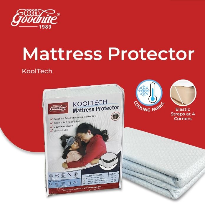 Goodnite KoolTech Mattress Protector Furniture Home Living Bedding Towels on Carousell
