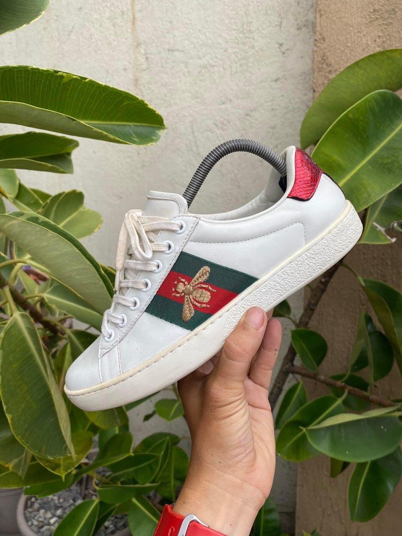 Gucci bee trainers ebay sale