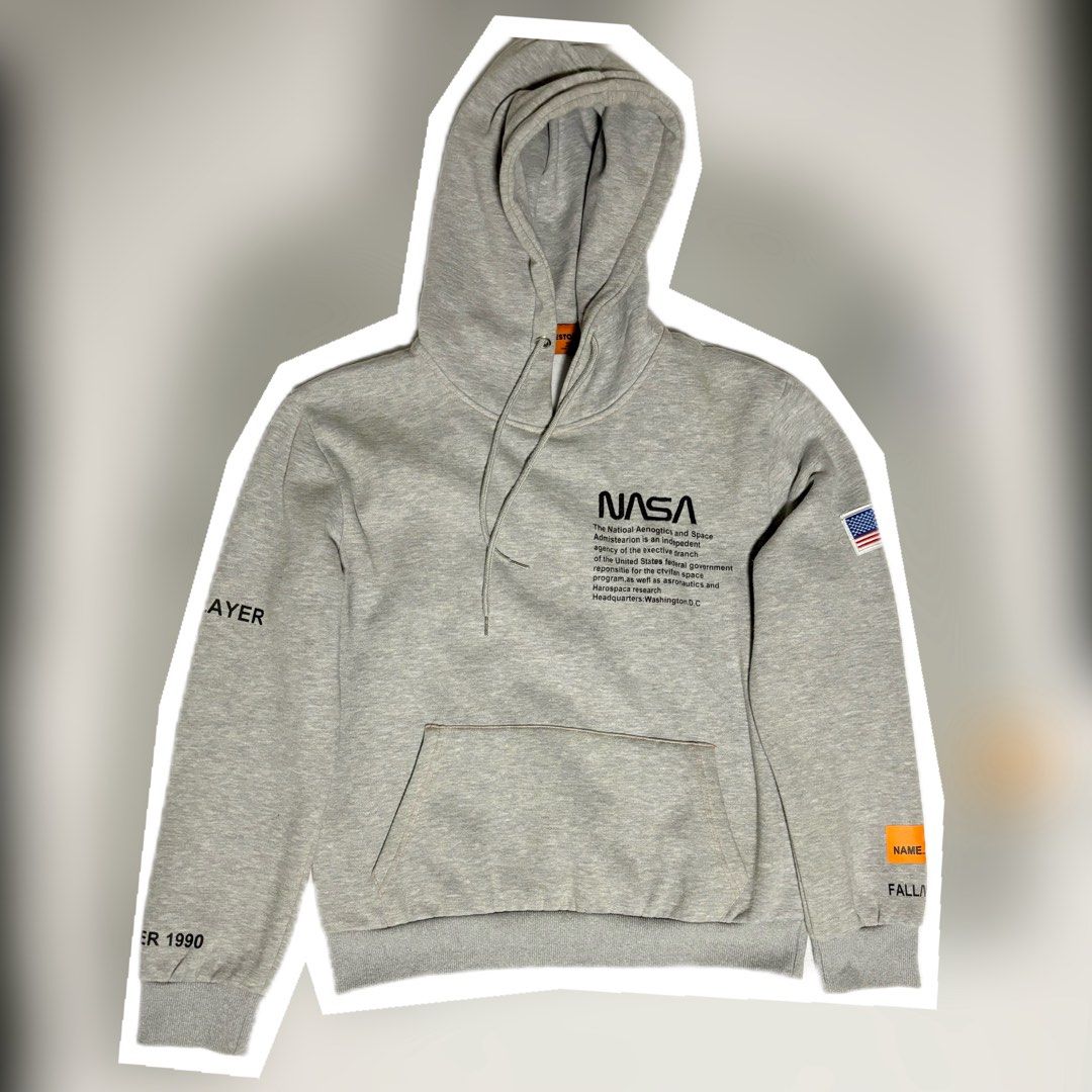 Heron preston hoodie grey shop