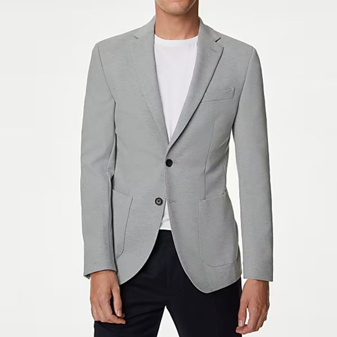 H M Skinny Fit Jacket Blazer Suit