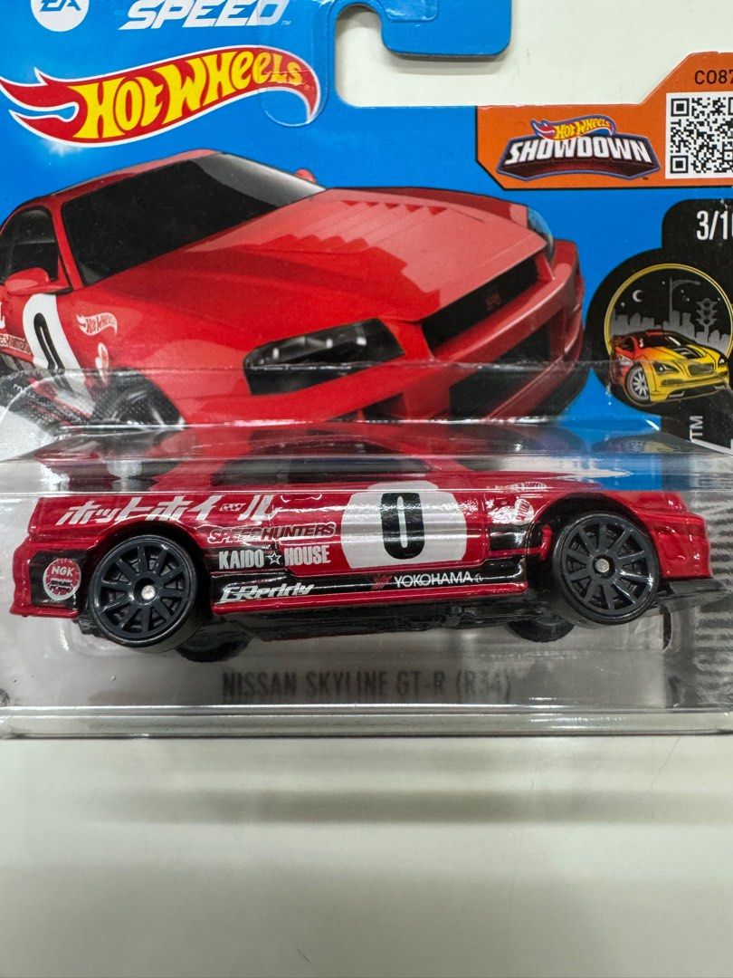Night Burnerz Hot Wheels Nissan Skyline Gtr Bnr34 Hotwheels 2015