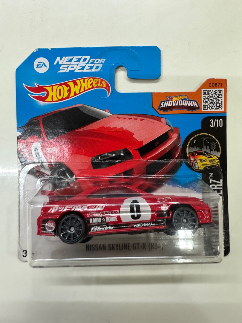 Hotwheels 2015 Night Burnerz Need For Speed Nissan Skyline GT-R