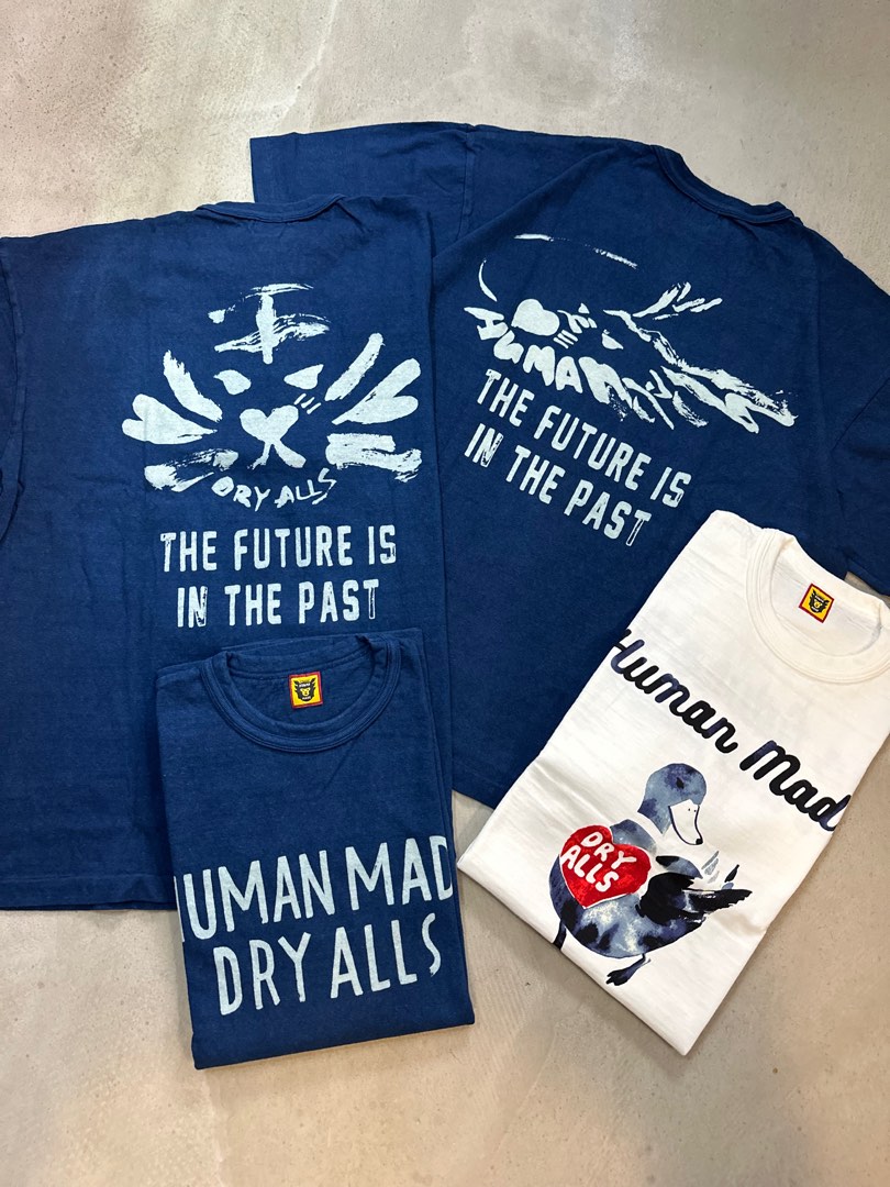 Human Made 人間製Duck Graphic Tee n Tiger Indigo Dyed Tee T恤T 