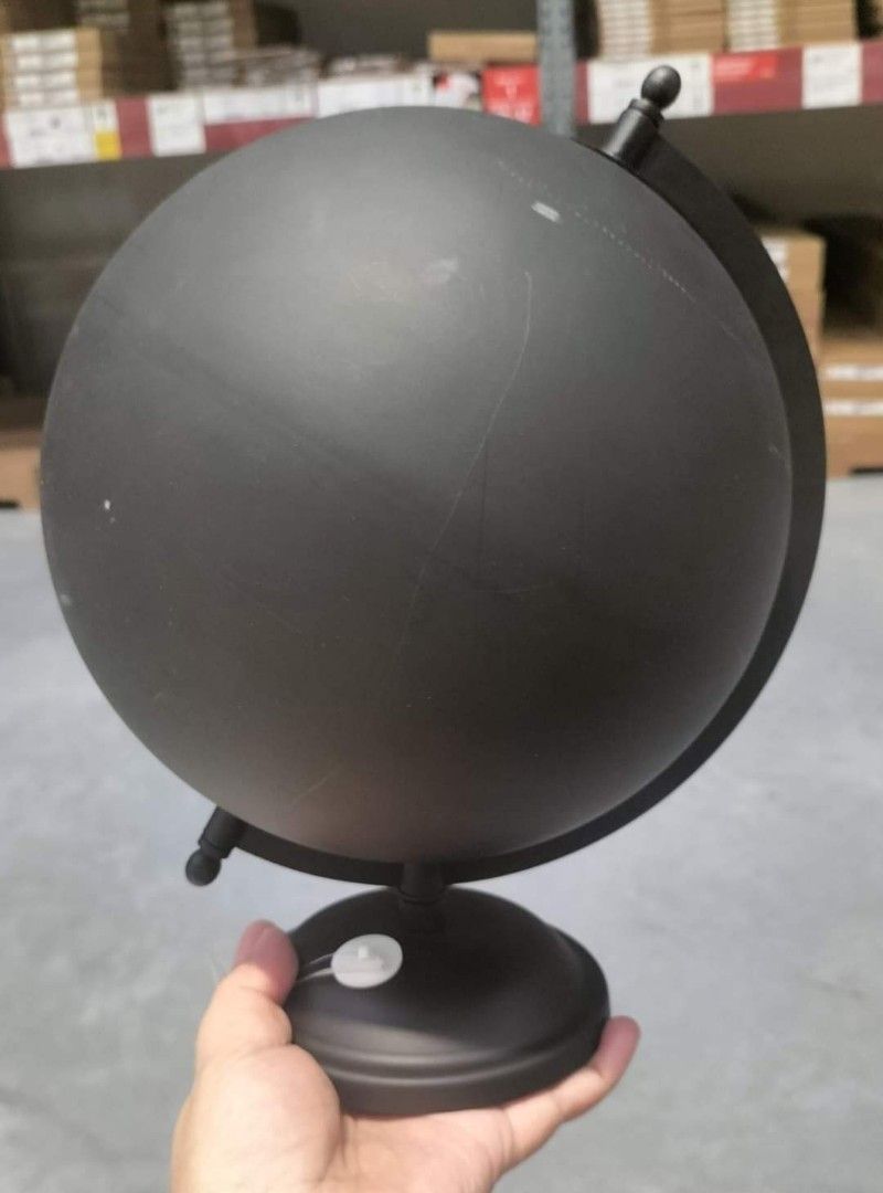 Ikea LINDRANDE Decoration Globe Black 28cm, Furniture & Home