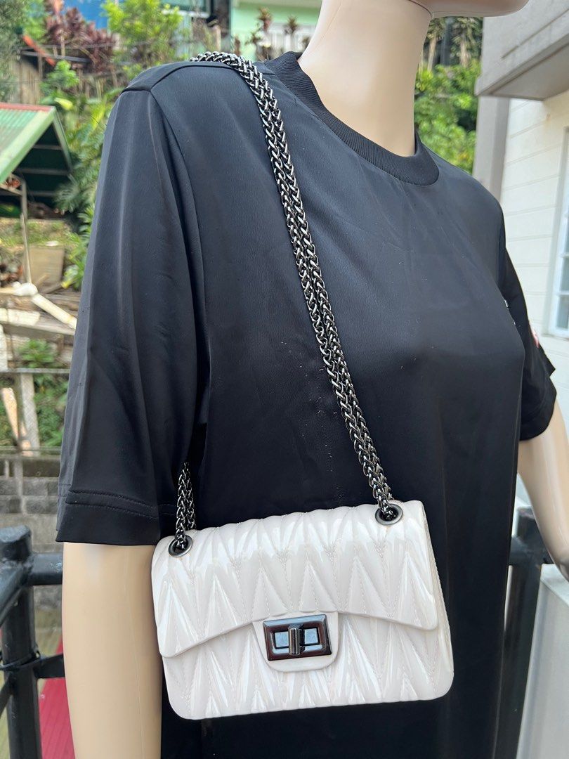 Jelly Miniso 2 way Mini shoulder bag Women s Fashion Bags Wallets Shoulder Bags on Carousell