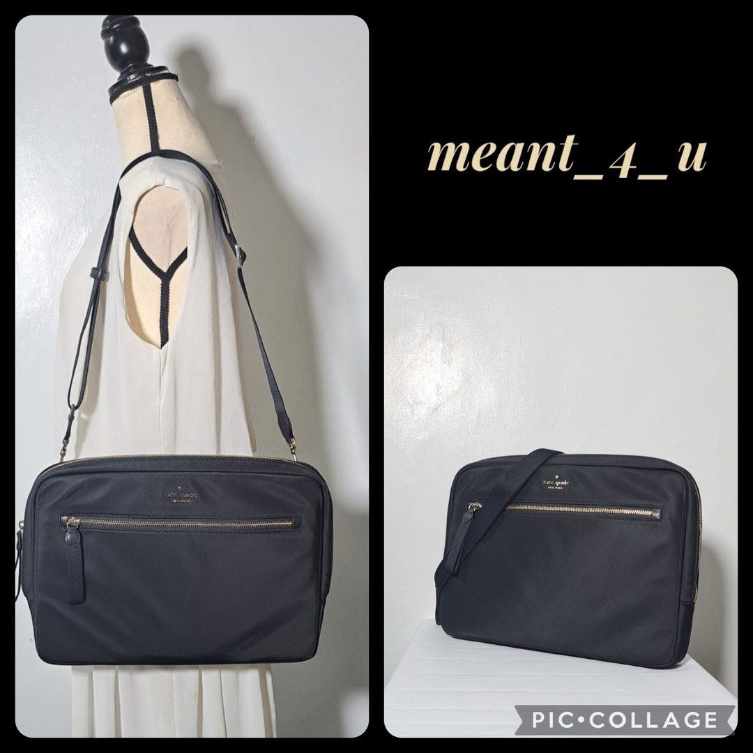 Kate spade laptop sleeve w strap Original (Category: Laptop Bags & Sleeves) located in Quezon City. Submitted by meant_4_u (Listing ID 1301030543, Image 1). Description: 😱On hand Ph and ready to ship 😍 "LAST PRICE posted 👋🏼 😲 Original kate spade laptop sleeve with strap Dimension; 14.8"L x 10.72" H x 1.9"D ✅ inclusions: Tag, paper bag, 🤗 Guaranteed Original from USAo 🤑 MOP: BPI / BDO/ metrobank/ Gcash-gcash transfer #meant_4_u #originalkat