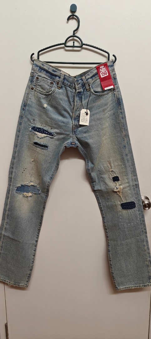 Levis 501 150th Anniversary 501 Original Fit Selvedge Men s Jeans NWT Size 33x34 Men s Fashion Bottoms Jeans on Carousell