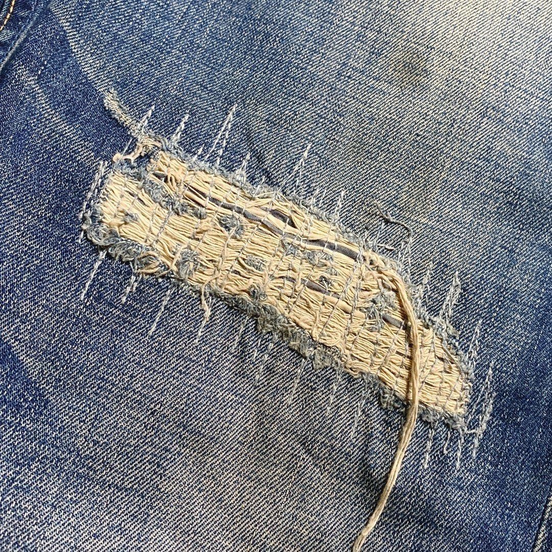 Levi's fenom 505 W32 FRAGMENT 1st クラッシュ URa❗️95%New Fragment Design Fenom Levi's 水洗紅閃電505 W32