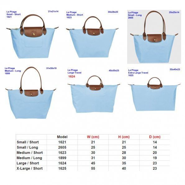 Longchamp medium tote size cheap