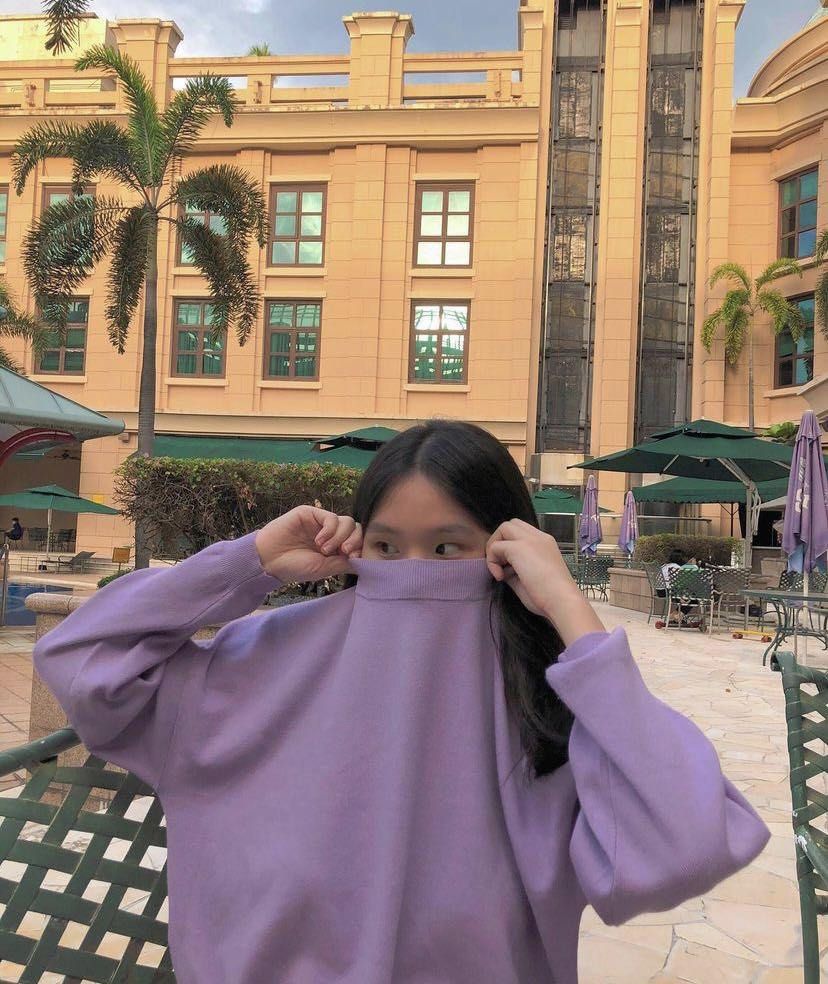 Mango purple sweater discount
