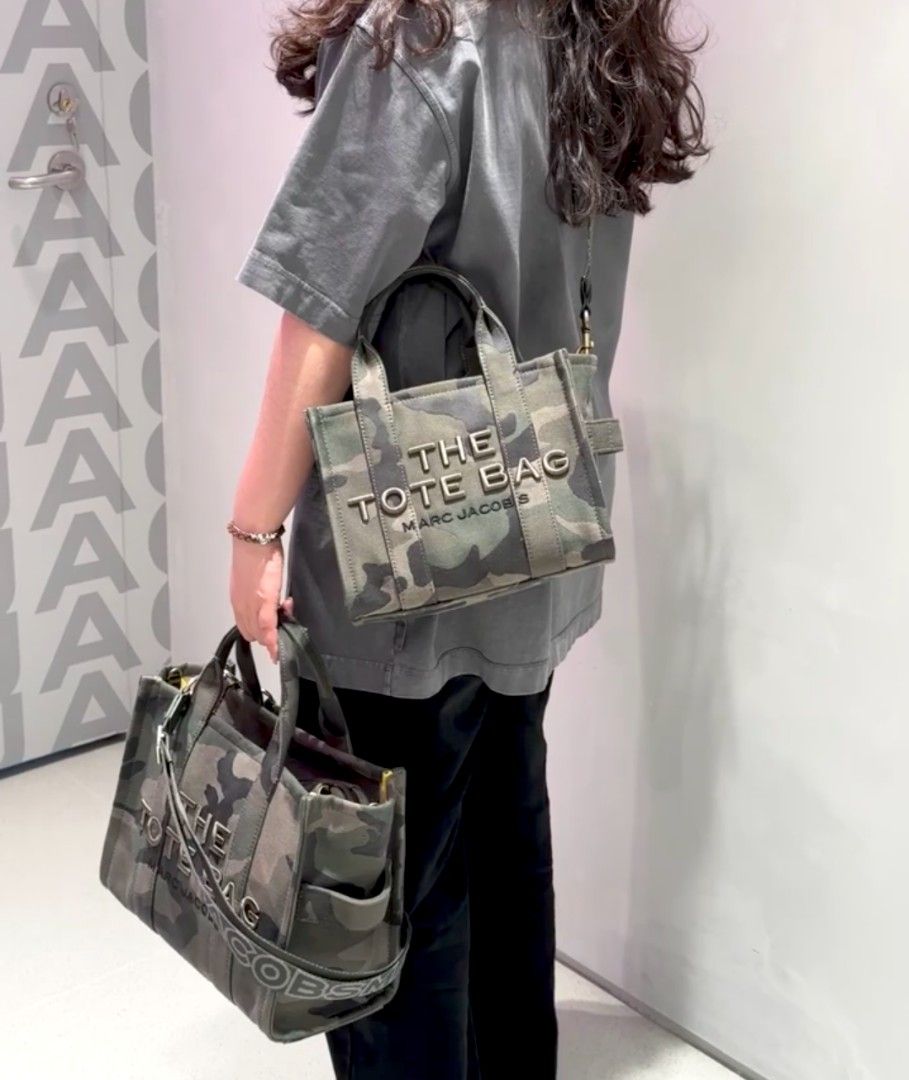 MARC JACOBS THE TOTE BAG 迷彩柄スモール ザ カモ ジャカード トート バッグ スモール | マーク