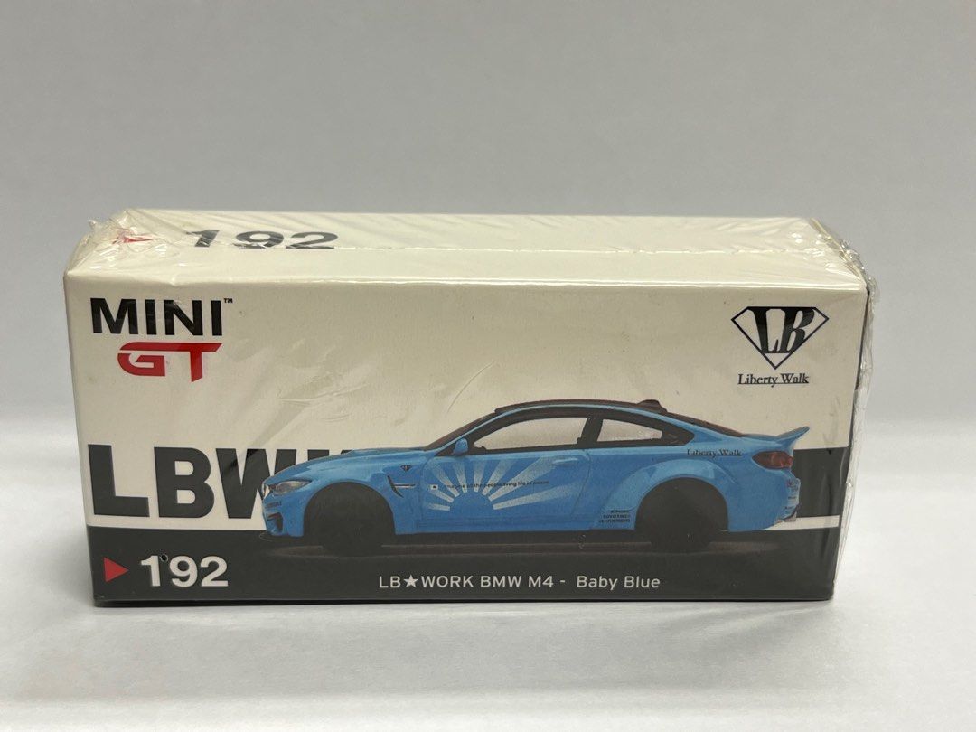 MINIGT No.192 LB☆WORK BMW M4-Baby Blue Mini gt Minigt No 192 LB
