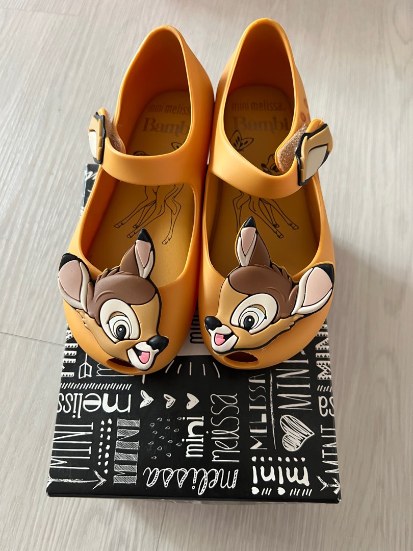 Mini Melissa UL Tragirl Bambi bb Shoes Caramel USA 10