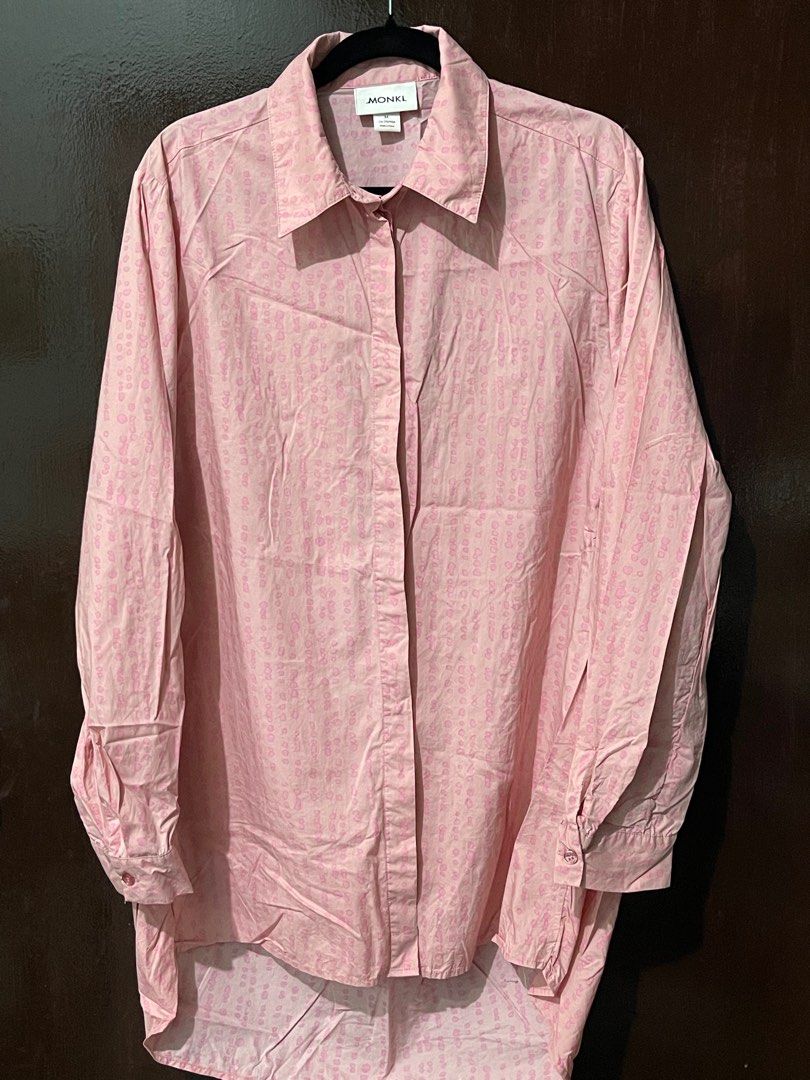 Monki Pink Patterned Dress (Category: Dresses) located in Makati City. Submitted by declutterwitha_ (Listing ID 1313513015, Image 1). Description: Altered the width a little. Best fit: Medium to Semi Large. Helping tags: zara, uniqlo, mango, bershka, h&m.