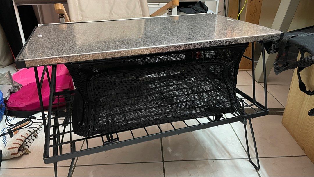 Table Storage Mesh Mountainhiker Steel Mesh Table, Sports Equipment, Hiking & Camping on ...
