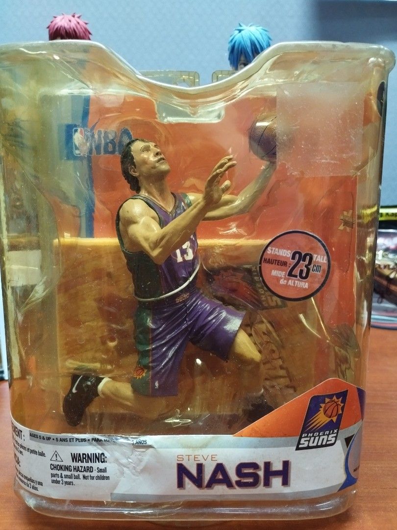 NBA McFarlane - Steve Nash (Category: Figurines & Statues) located in Cagayan de Oro. Submitted by maxxson11 (Listing ID 1313522551, Image 1). Description: Steve Nash - Phoenix Suns NBA Mcfarlane Figure Vintage Collection Figure Sealed MOD: LBC or JnT MOP: Gcash, COP or COD.