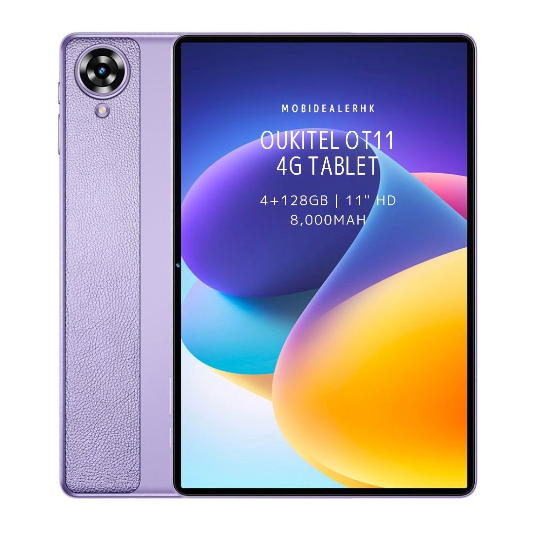OUKITEL OT11 息苦し Android 14タブレット 11インチ 紫