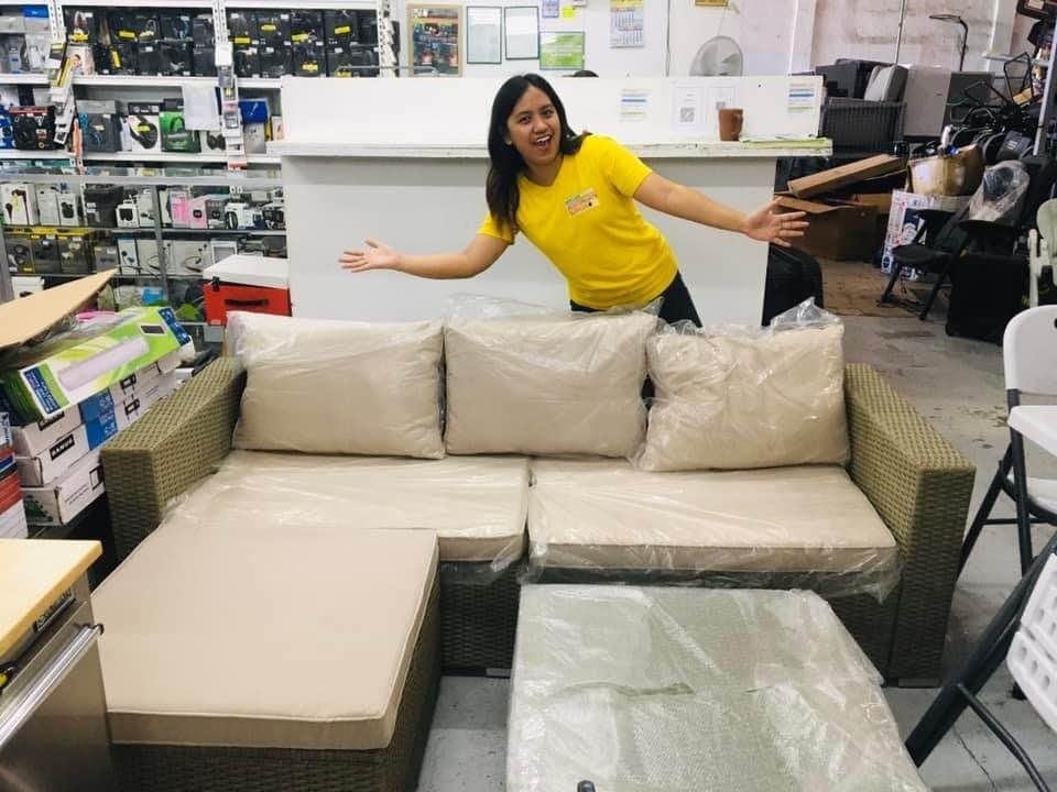 NEW ARRIVALS‼️ 3pc Synthetic Wicker Sofa Set (Category: Sofas) located in Muntinlupa City. Submitted by aussie.surplustore (Listing ID 1313499259, Image 2). Description: NEW ARRIVALS‼️ 3pc Synthetic Wicker Sofa Set Surplus from Australia SHIP via lalamove PICK UP We are available online and thru our physical store located at: 👉RMT Muntinlupa For more info direct message or call me: ➡️Salestaff: Janine ➡️Number: 09480985387 .