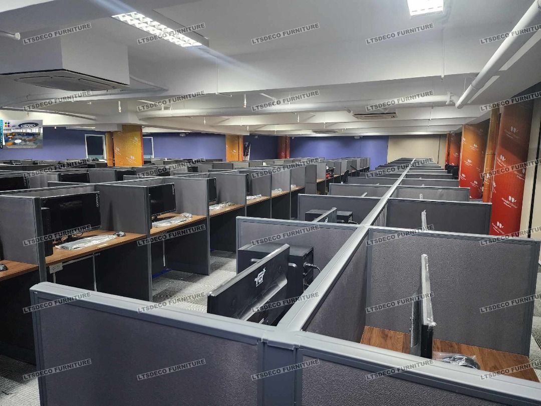 NEW CALL CENTER TABLE WORKSTATION OFFICE PARTITION FURNITURES ...