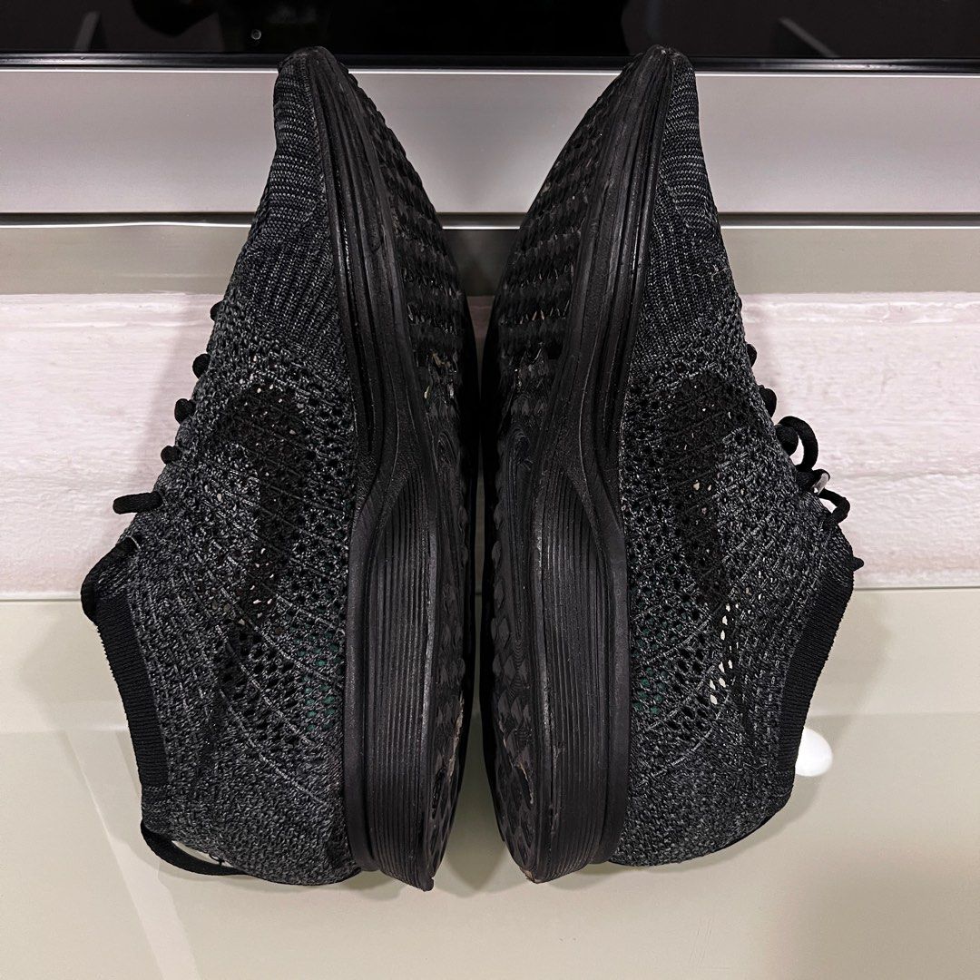 Flyknit racer triple black shop