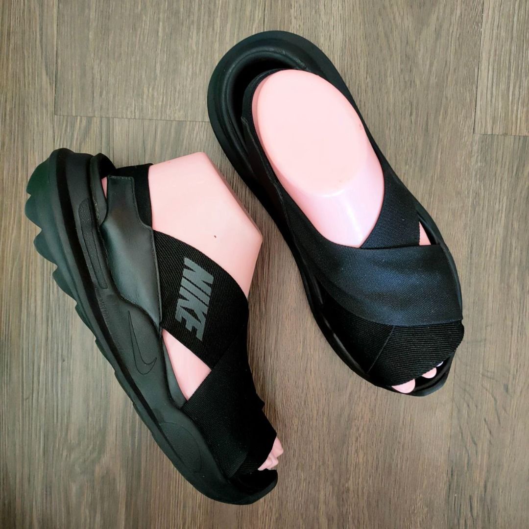 Nike Praktis Black Sandal 3.5UK 23CM RM 90 Women s Fashion Footwear Sandals on Carousell