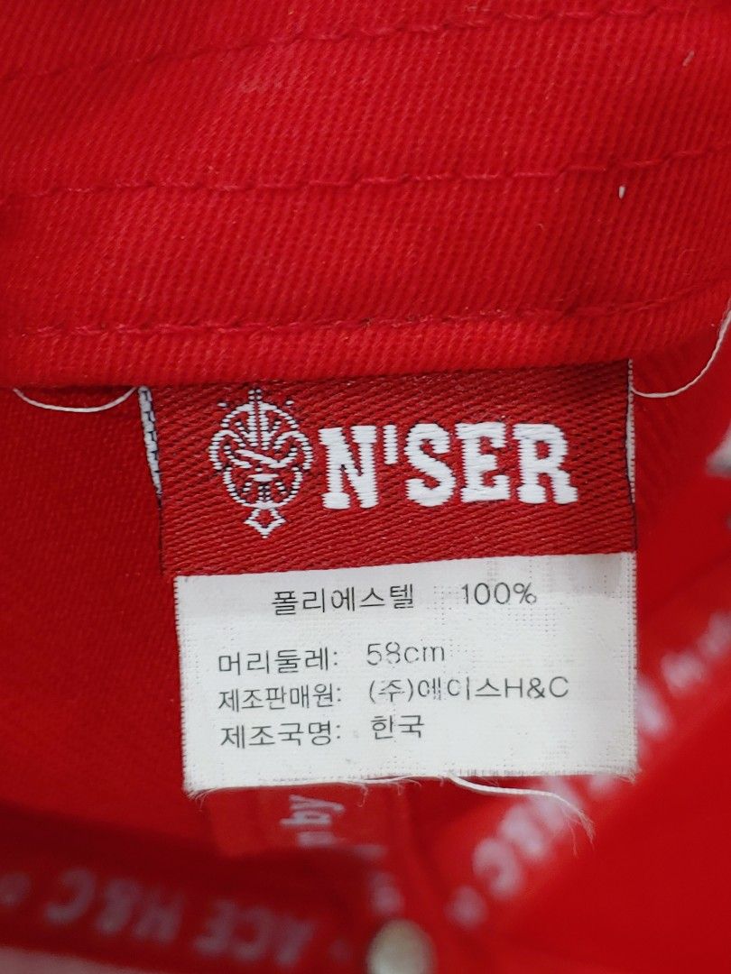 N'SER Short Brim Cap, Men's Fashion, Watches & Accessories, Cap & Hats ...